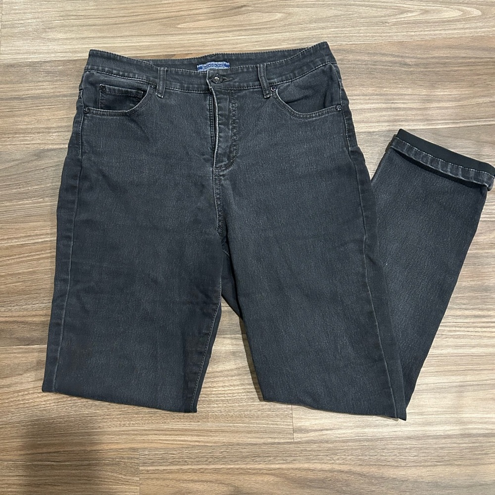 Black wash jeans